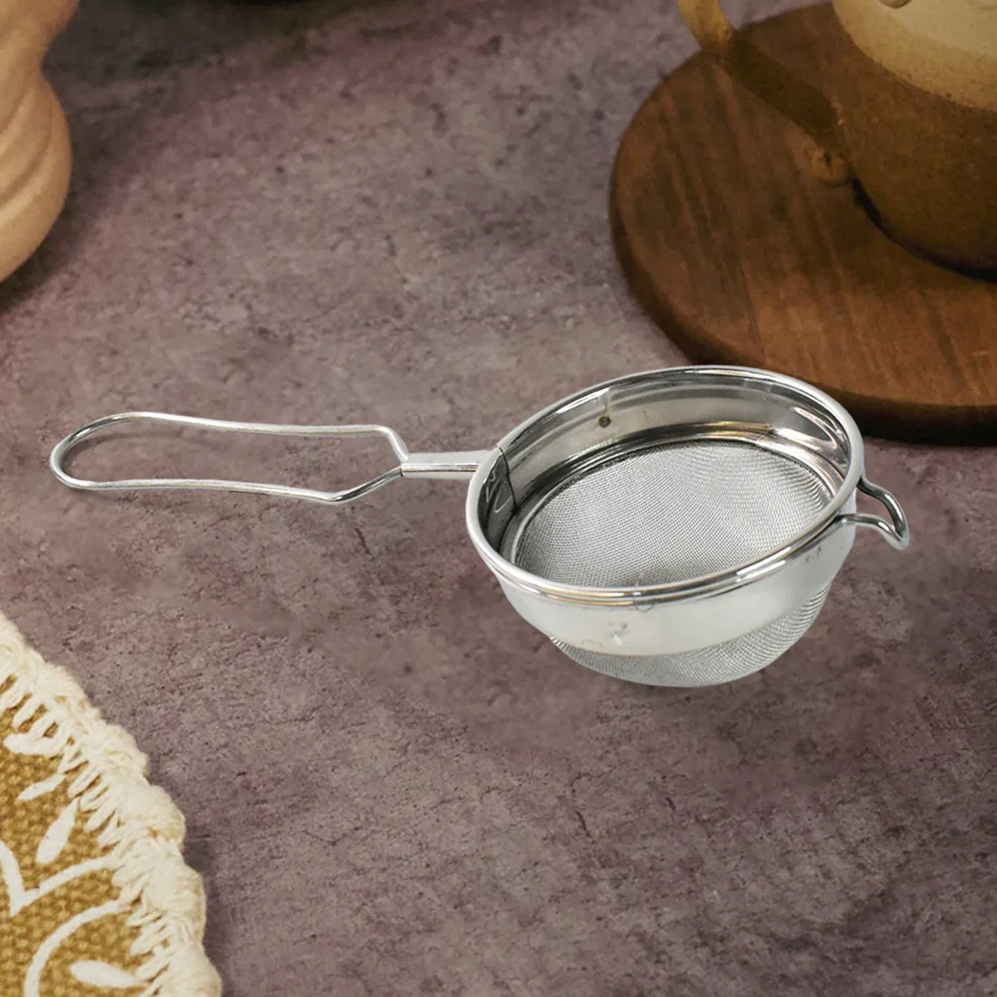 Apex Morning Stainless Steel Tea And Coffee Strainer - Zidbik