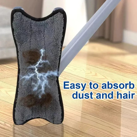 7818 Adjustable Long Handle 360 Degree Flat Hand Mop X Type Automatic Water Rotation For Wood Ceramic Tile Easy Squeeze Mop For Floor Window Wall Kitchen Sofa Corners Ceiling - Zidbik