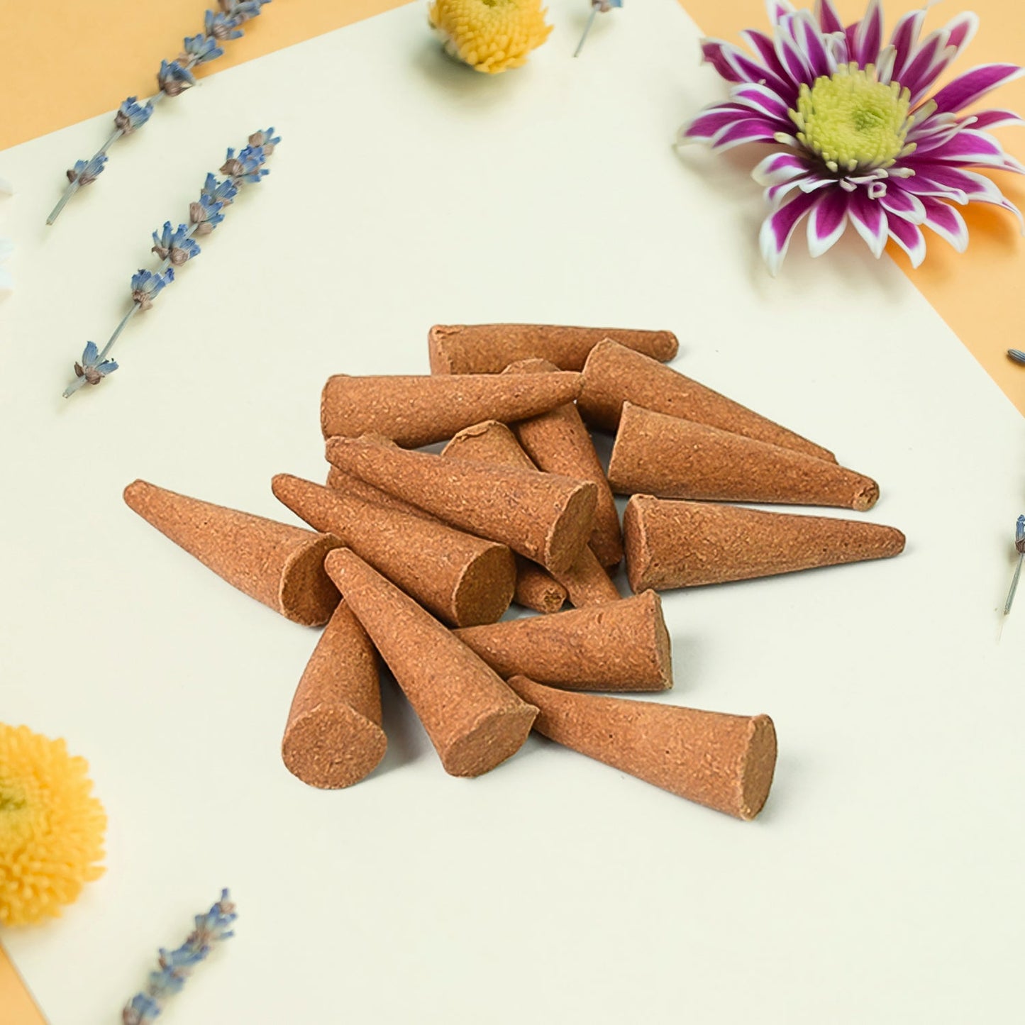 Dark Rose Dhoop Cones Premium Dark Rose Dhoop (120 Gm.) - Zidbik