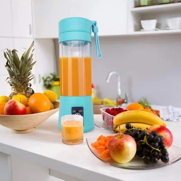 133 Portable Usb Electric Juicer - 6 Blades (Protein Shaker) - Zidbik