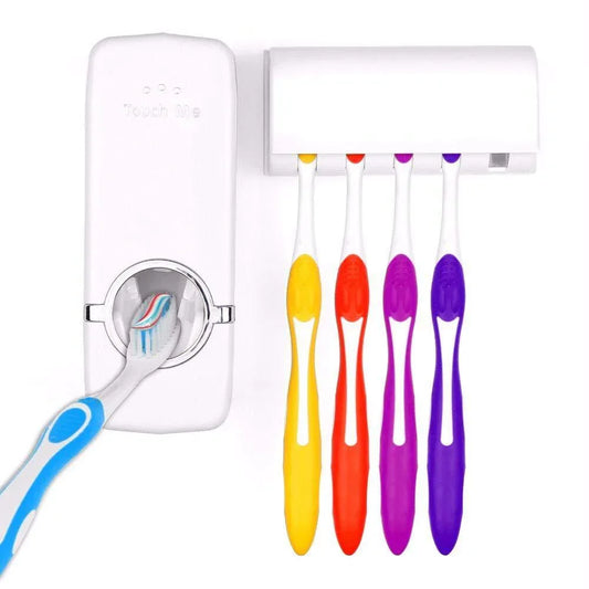 174 Toothpaste Dispenser Tooth Brush Holder - Zidbik