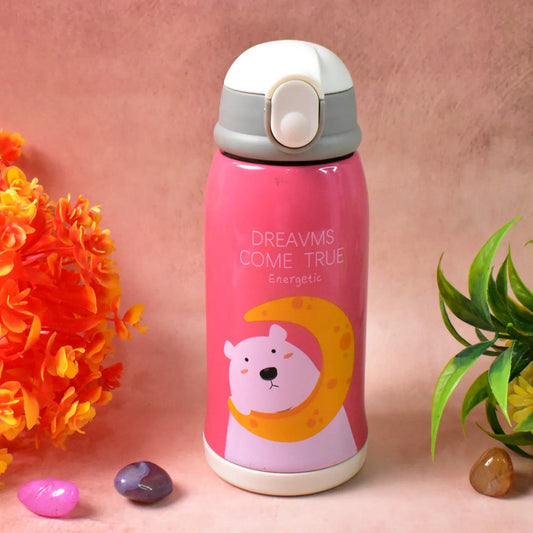 Stainless Steel Insulated Vacuum Water Bottle (500 Ml Approx) - Zidbik