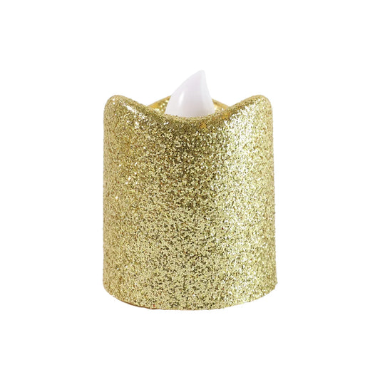 Christmas Premium Glitter Led Tealight Candles (9 Pc Set) - Zidbik
