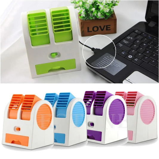 201 Dual Bladeless Mini Air Conditioner - Zidbik