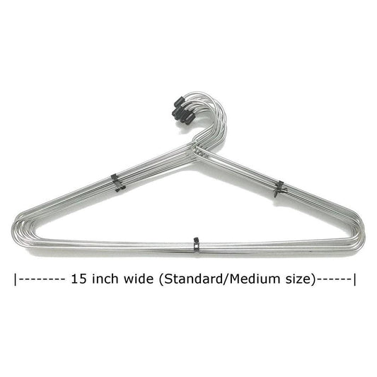230 Stainless Steel Cloth Hanger (12 Pcs) - Zidbik