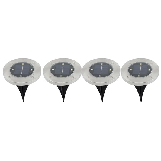 Solar Powered Led Garden Lights (4 Pc) - Zidbik