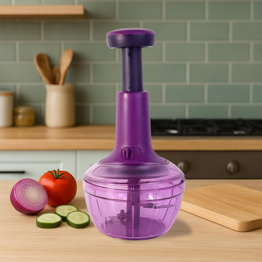 Supermom Manual Push Vegetable Chopper 650 Ml - (1 Pc) - Zidbik