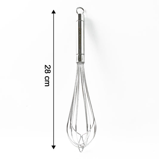 Apex Stainless Steel Medium Hand Whisk (1 Pc) - Zidbik