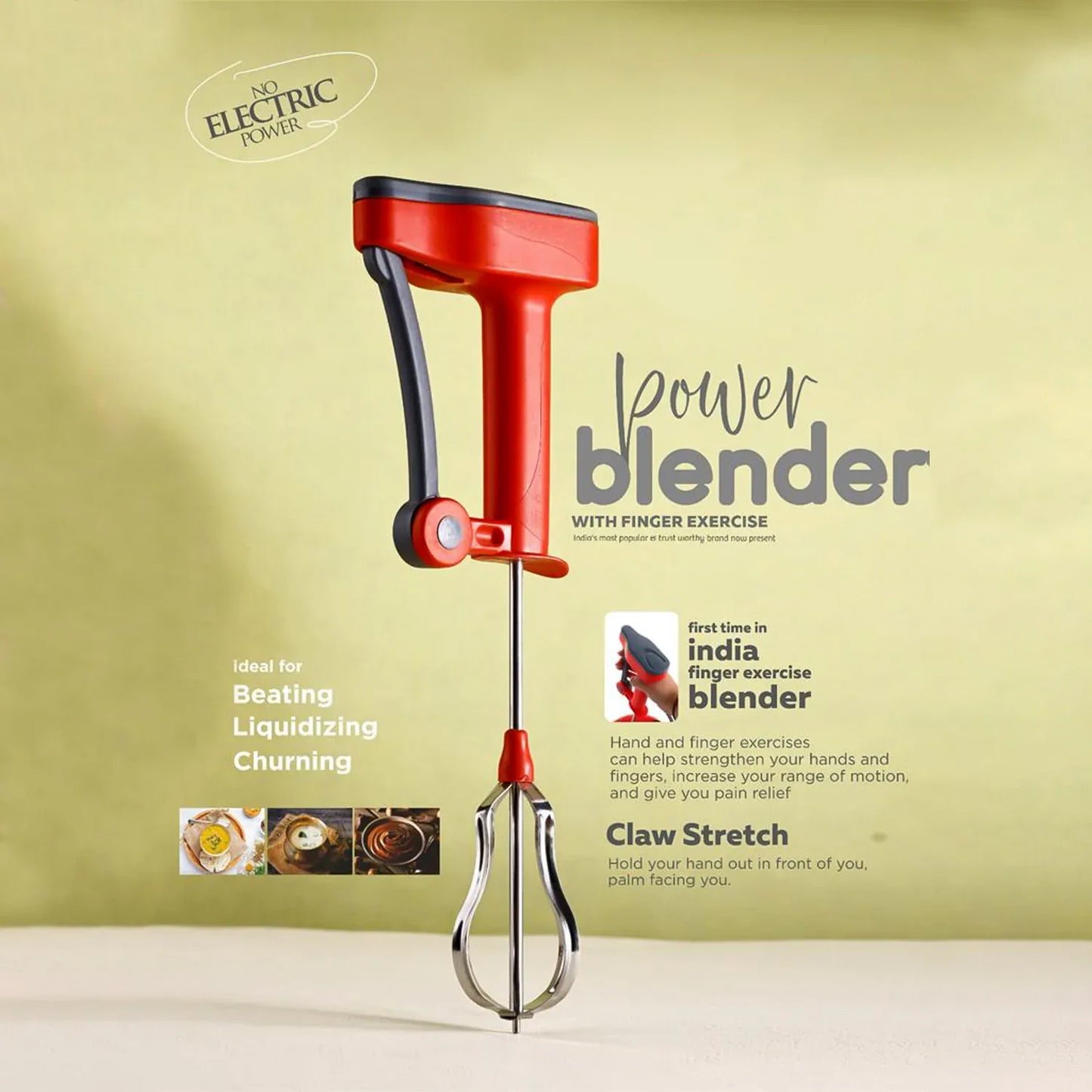 Supermom Multi-function Power Blender For Beating Liquidizing And Churning - Zidbik
