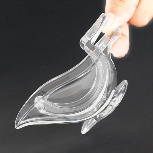 5345 Manual Lemon Slice Squeezer Portable Transparent Fruit Juicer Orange Citrus Manual Bird Shape Hand Juicer For Orange Lemon Limefor Kitchen (Color Box) - Zidbik