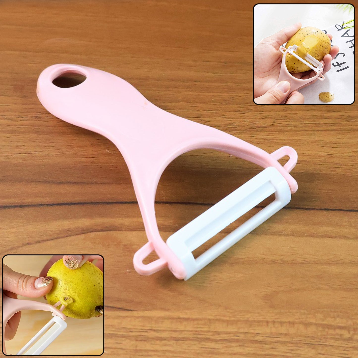 5915 Stainless Steel Blade Peeler Universal Peeler For Professional And Household Kitchen Peeler (1 Pc) - Zidbik