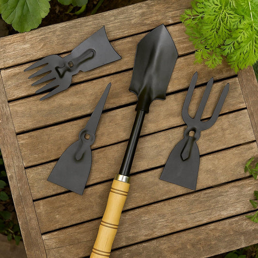 5 In 1 Multipurpose Gardening Hand Tool Set - Zidbik