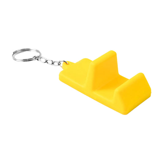 Plastic 2-in-1 Mobile Stand Keychain (1 Pc) - Zidbik