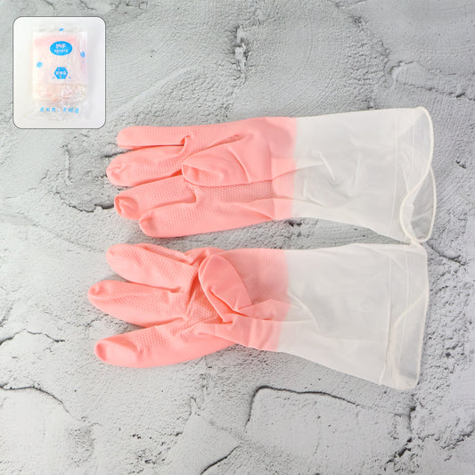 Large Size Reusable Household Cleaning Gloves - (1 Pair) - Zidbik