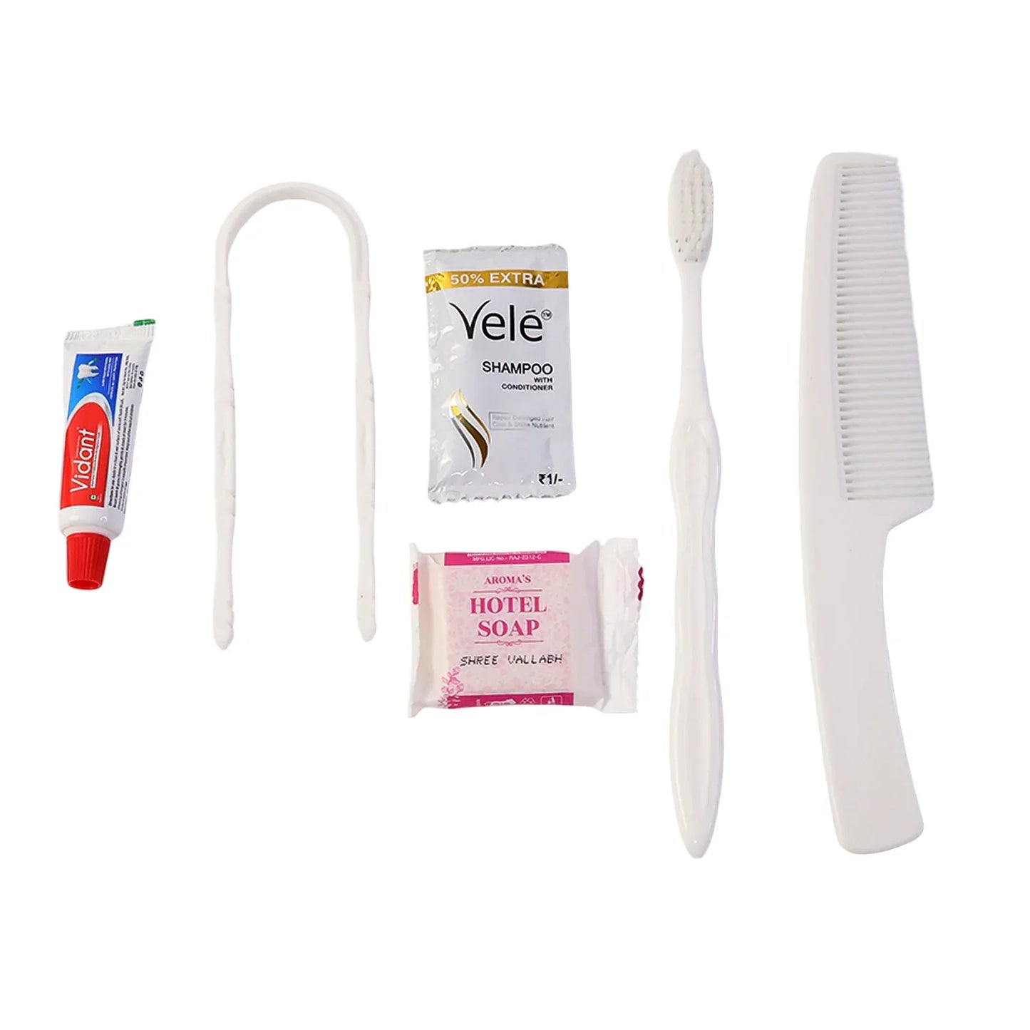 6 In 1 Hotel Guest Toiletry Combo Kit - Zidbik