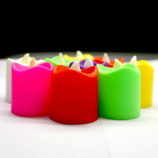 6429 10pcs Festival Decorative - Led Tealight Candles Battery Operated Candle Ideal For Party. - Zidbik