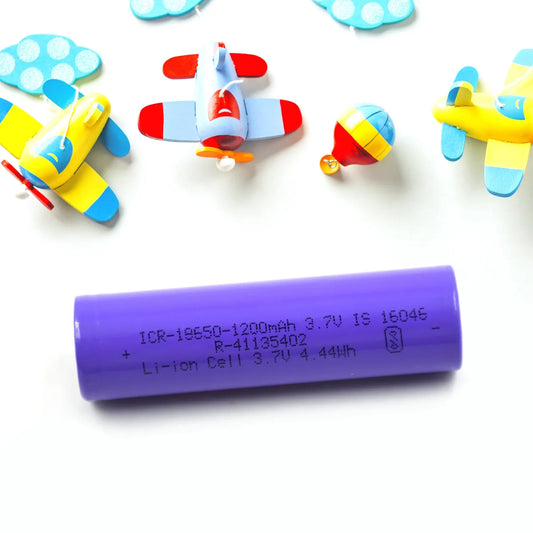 6207 High-capacity Released Rechargeable Batteries 3.7v 1200mah Flat Top Lithium Rechargeable Battery (1pc) - Zidbik