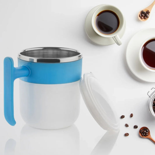 5767 Stainless Steel Lid Cover Hot Coffeetea Mug Hot Insulated Double Wall Stainless Steel Coffee And Milk Cup With Lid - Coffee Cup (1 Pc ) - Zidbik
