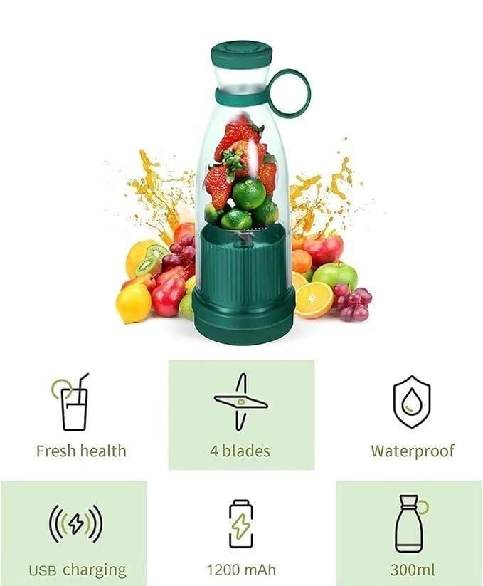 Travel Mini Juice Blender - Portable Blender for On-the-Go Smoothies