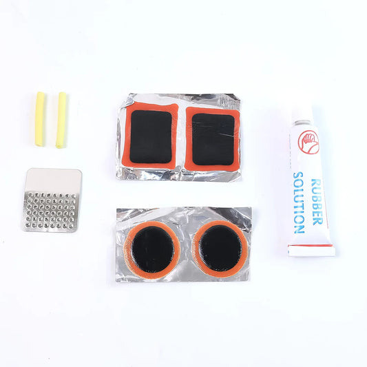 Bicycle Tire Repair Kit Puncture Repair Set With Adhesive Portable Tools - Zidbik