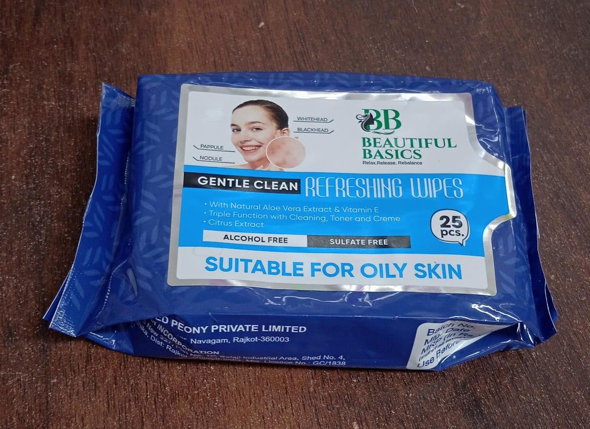 Refreshing Wet Wipes For Face Facial Cleansing Refreshing Skin Hydration Soothing For Skin Ph Balance Alcohol Free Nourishing With Fruit Extract 25 Wipes - Zidbik
