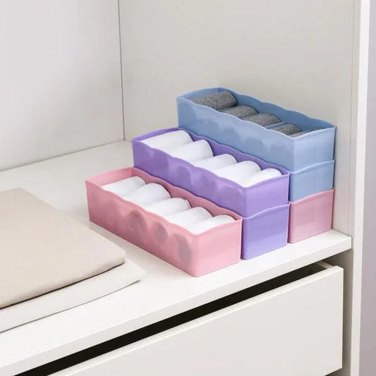 1371 Dividers Tray Organizer Clear Plastic Bead Storage Tray (Multicolour) - Zidbik
