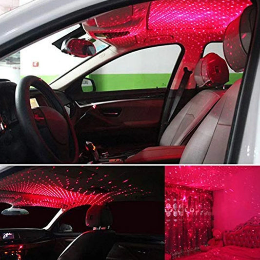 7290 Multipurpose Laser Light Light Galaxy Night Sky Ambiance Laser Micro Projector Atmosphere Ambient Roof Usb Light Car Ceiling Bedroom For Party (1 Pc) - Zidbik
