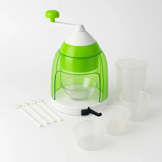 Manual Ice Crusher Snow Cone Maker With Hand Crank - Zidbik