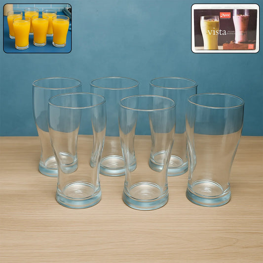 Apex Vista Unbreakable Pitcher Glass Set 350 Ml (Approx) 6-piece - Zidbik