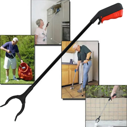 7514 Extra Long Pickup Aid Trash Picker Upper Rotating Hand Heavy Duty Grip Arm - Reaching Assist For Litter Elderly Garden Disabled Handicap Arm - Zidbik