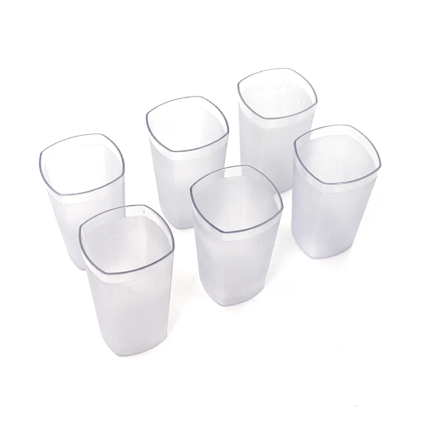 8114 Ganesh Decent Glass 350ml Set Of 6 - Zidbik
