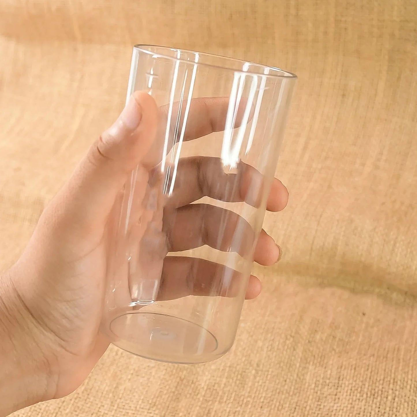 Apex Clear Plastic Tumbler Glass Set 6-piece Unbreakable - Zidbik
