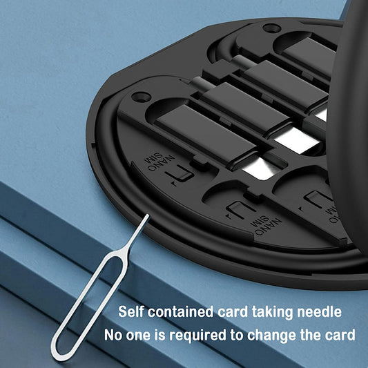 0377 Mini Multi-functional Fast Charging Data Cable Set For Apple Android Type C Charging With Retrieve Card Pinround Storage Boxcompact And Portable Usb Data Cable Storage Box Travel Cable Set (5in1) - Zidbik