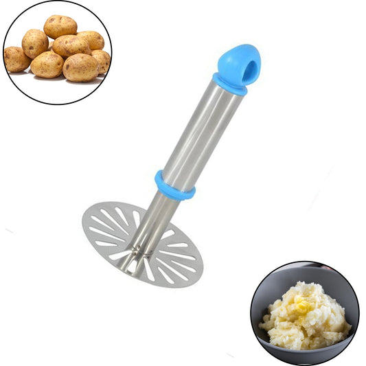 0586a Stainless Steel Potato Masher Paubhaji Masher - Zidbik