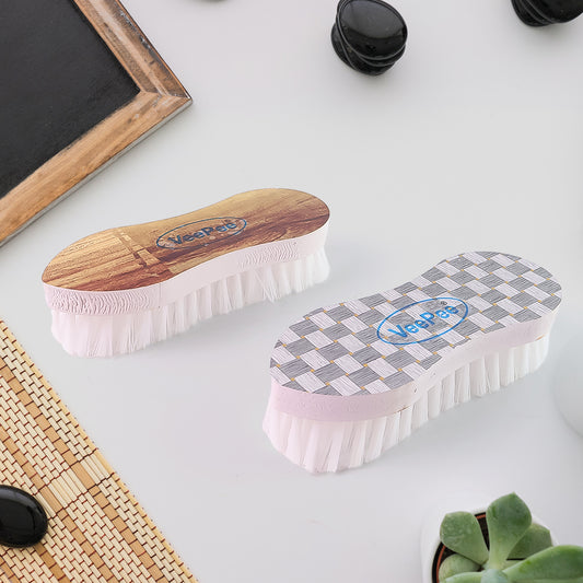 Veepee Ergonomic Curved Laundry Brush Set (4 Pc) - Zidbik