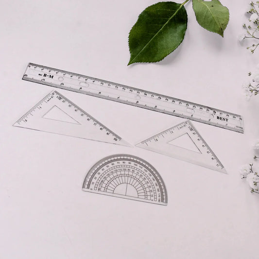 9 In 1 Stationery Set For School Student Office Draft Rulers - Zidbik