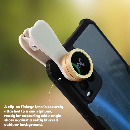 Universal Clip-on Mobile Camera Lens Kit (1 Set) - Zidbik