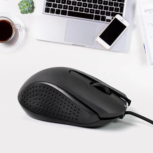 Computer Laptop Wired Optical Mouse M-022 (1 Pc) - Zidbik