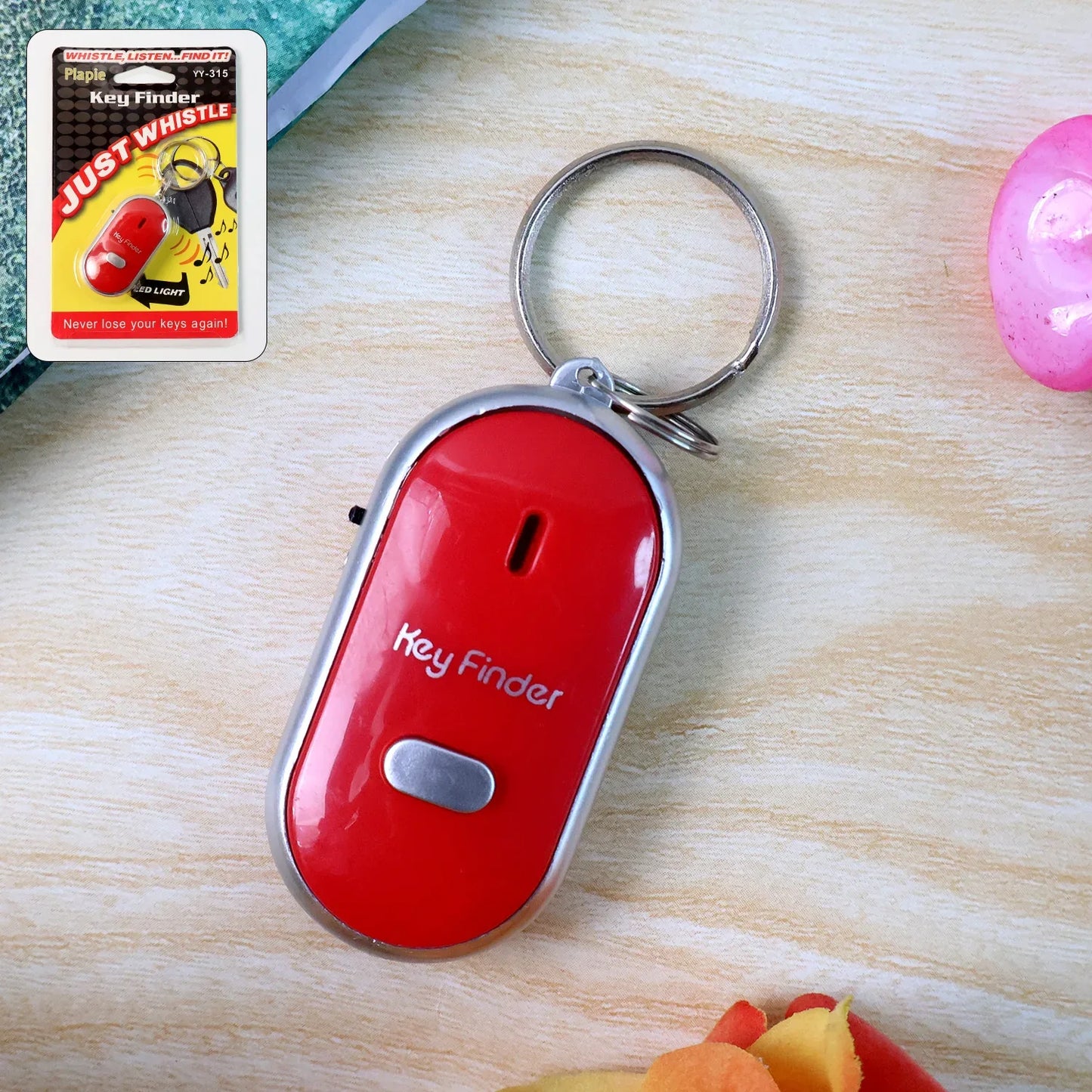 Key Finder Anti Key Lost Key Chain Whistle Induction (1 Pc) - Zidbik