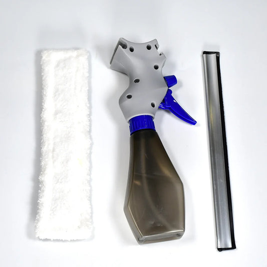 4946 Plastic Easy Glass Cleaner 3 In 1 Spray Type Cleaning Brush Pack Of 1 - Zidbik