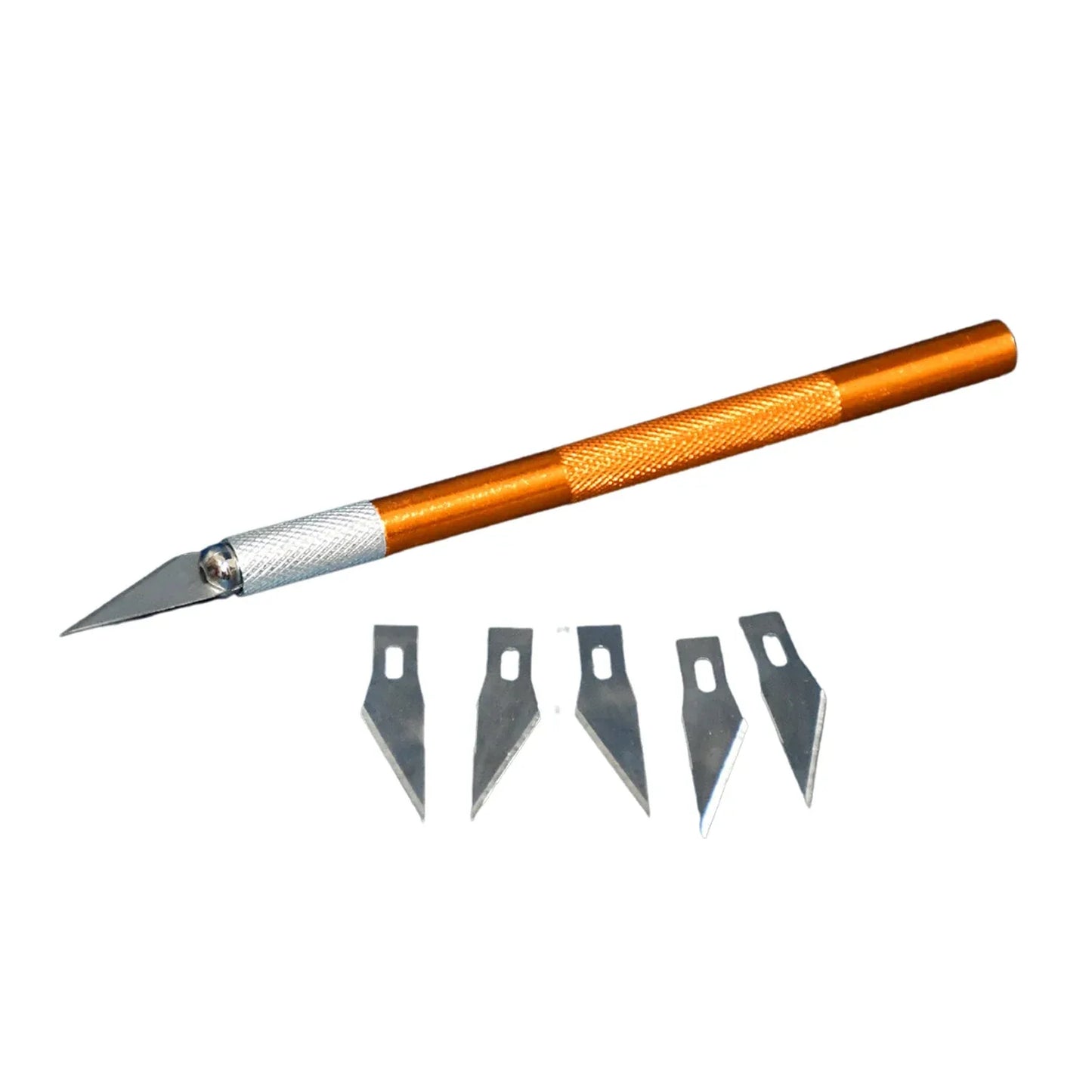 Precision Electronic Spices Hand Repair Cutting Knife With 5 Extra Sharp Blade (1 Set) - Zidbik
