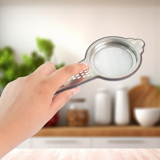 Heavy-duty Stainless Steel Fine Mesh Tea Strainer (1 Pc) - Zidbik