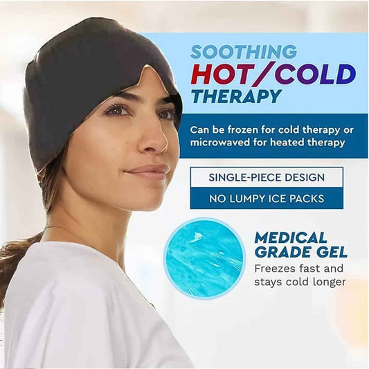 Headache Relief Hat Migraine Cap (1 Pc Grey Color)