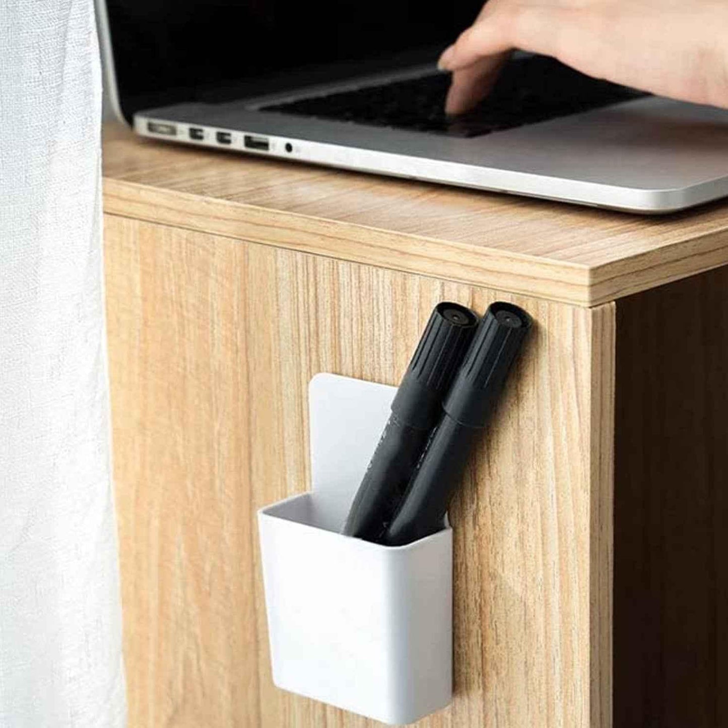 8485 Multipurpose Plastic Wall Mounted Remote Mobile Holder Stand (Pack Of 4) - Zidbik