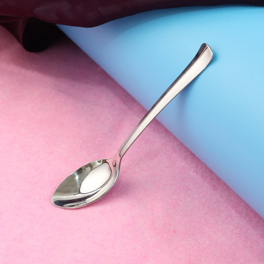 Stainless Steel Dining Spoon Baby Spoon - (1 Pc) - Zidbik