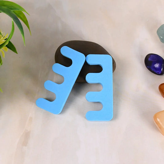 Toe Separators Toe Spacers Sponge Toe Stretcher Pedicures (1 Pair) - Zidbik