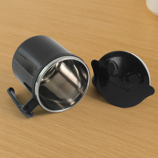 1 Pc Apex Cat Mug 250 Ml Stainless Steel Insulated Inner With Cute Cat Print - Zidbik