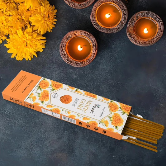 Marie Gold Premium Incense Stick Agarbatti For Home Office - Zidbik