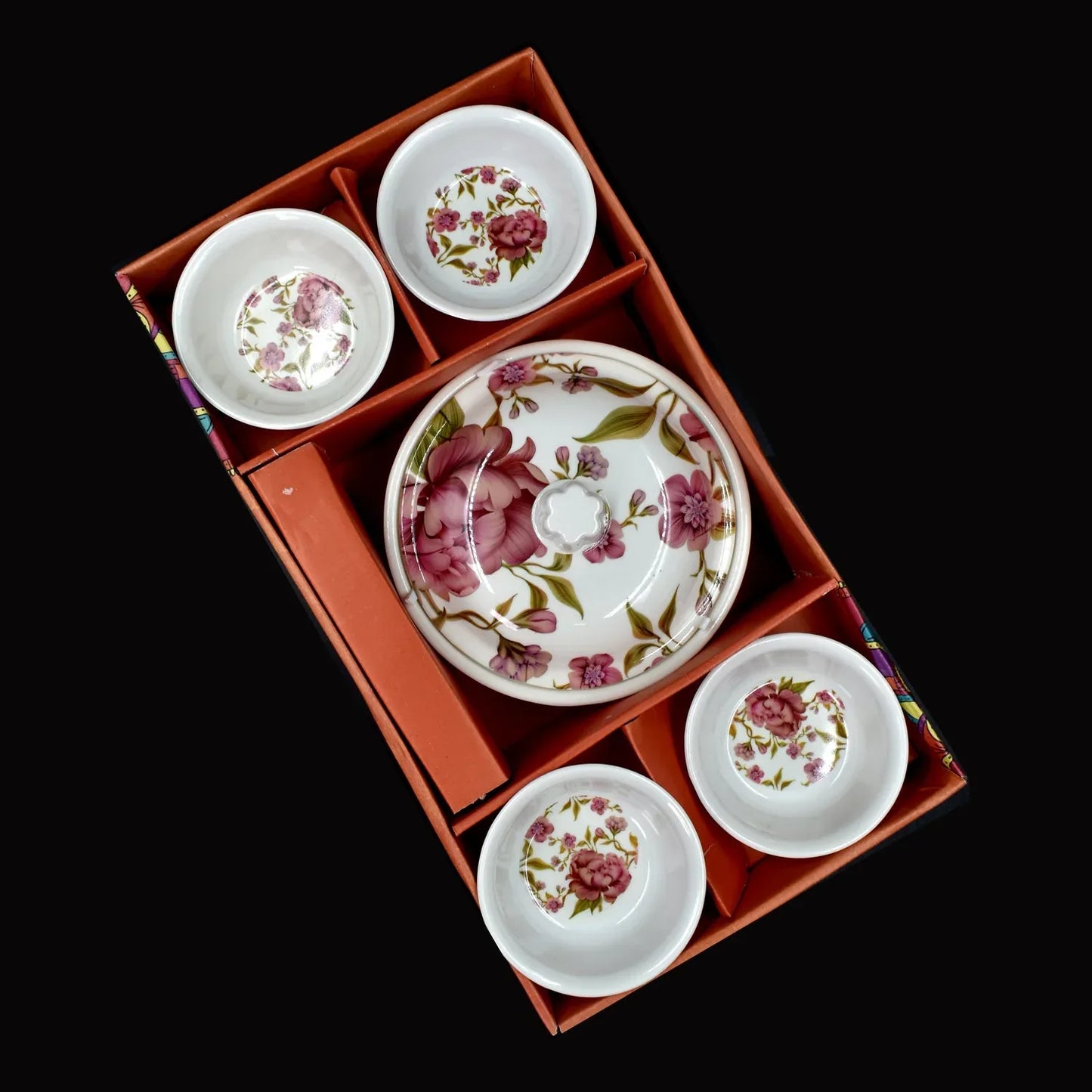 2738 5 Pc Pudding Set Used As A Cutlery Set For Serving Food Purposes And Sweet Dishes And All In All Kinds Of Household And Official Places Etc. - Zidbik
