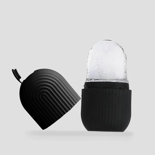 1224b Face Ice Roller Ice Roller For Face Ice Roller For Face Massager Face Ice Treatment Reduce Face Swelling And Under Eye Puffiness (Black) - Zidbik
